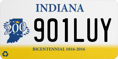 IN license plate 901LUY