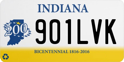 IN license plate 901LVK