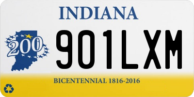 IN license plate 901LXM