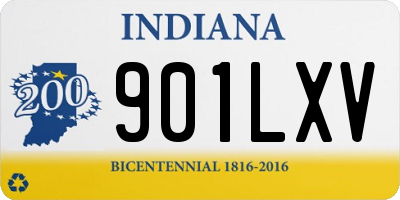 IN license plate 901LXV