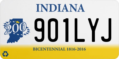 IN license plate 901LYJ