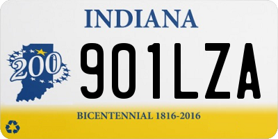 IN license plate 901LZA