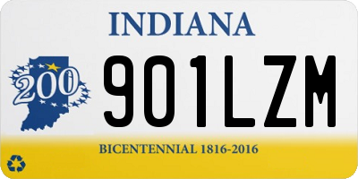 IN license plate 901LZM