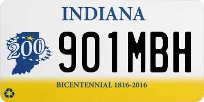 IN license plate 901MBH