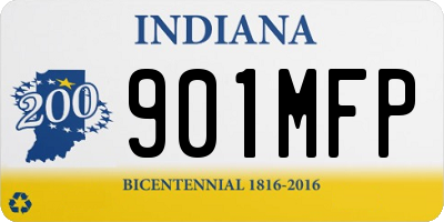 IN license plate 901MFP