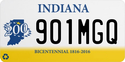 IN license plate 901MGQ
