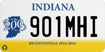 IN license plate 901MHI