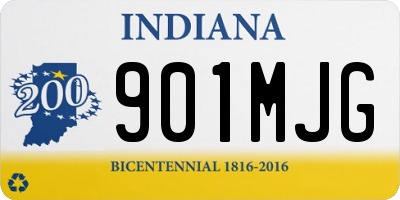 IN license plate 901MJG