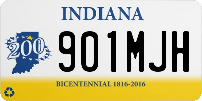 IN license plate 901MJH