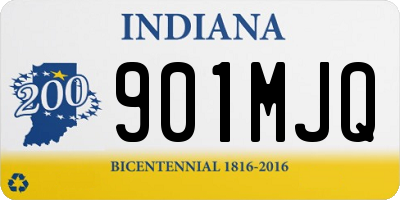 IN license plate 901MJQ