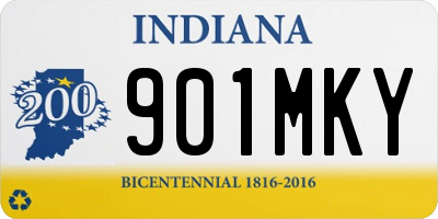 IN license plate 901MKY