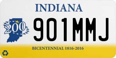 IN license plate 901MMJ