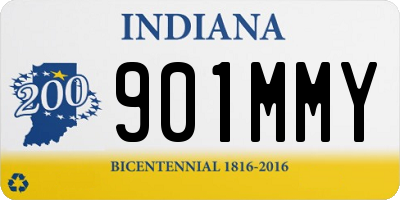 IN license plate 901MMY