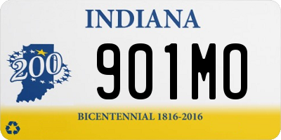 IN license plate 901MO