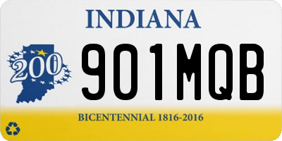 IN license plate 901MQB