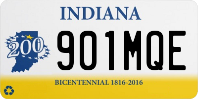 IN license plate 901MQE