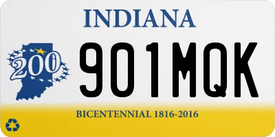 IN license plate 901MQK