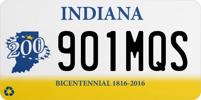 IN license plate 901MQS