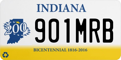 IN license plate 901MRB