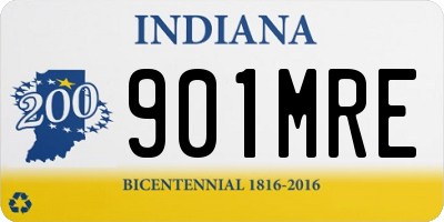 IN license plate 901MRE