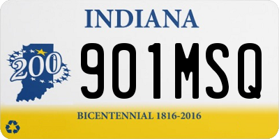 IN license plate 901MSQ