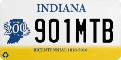 IN license plate 901MTB