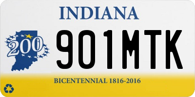 IN license plate 901MTK