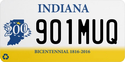 IN license plate 901MUQ