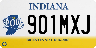 IN license plate 901MXJ