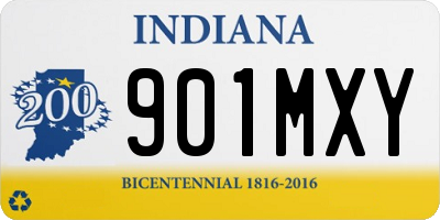 IN license plate 901MXY