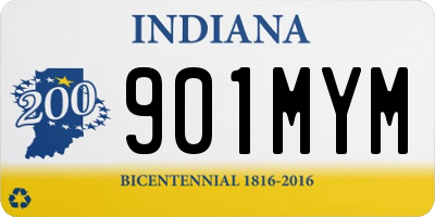 IN license plate 901MYM