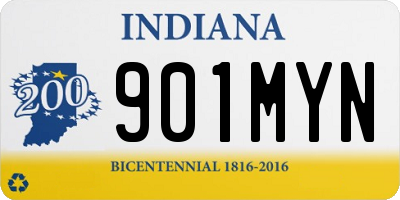 IN license plate 901MYN