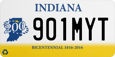 IN license plate 901MYT