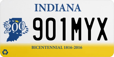 IN license plate 901MYX