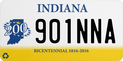 IN license plate 901NNA
