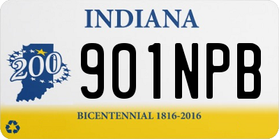 IN license plate 901NPB