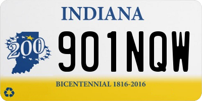 IN license plate 901NQW