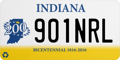 IN license plate 901NRL