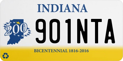 IN license plate 901NTA