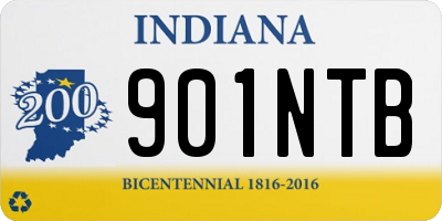 IN license plate 901NTB
