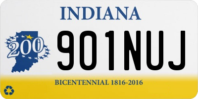 IN license plate 901NUJ