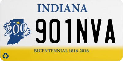 IN license plate 901NVA