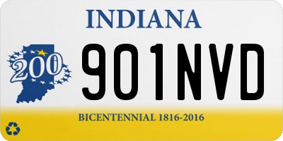 IN license plate 901NVD