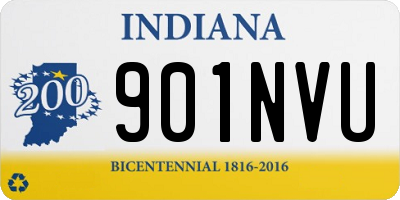 IN license plate 901NVU