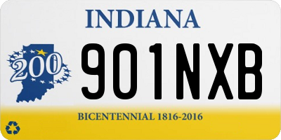 IN license plate 901NXB