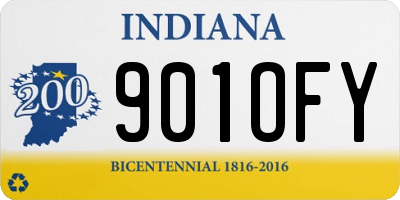 IN license plate 901OFY