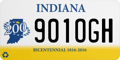 IN license plate 901OGH