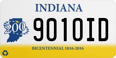 IN license plate 901OID