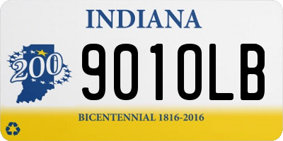 IN license plate 901OLB