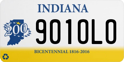 IN license plate 901OLO